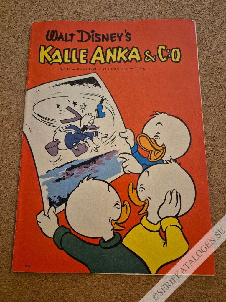 Framsida på Kalle Anka & C:o #10 (1960)