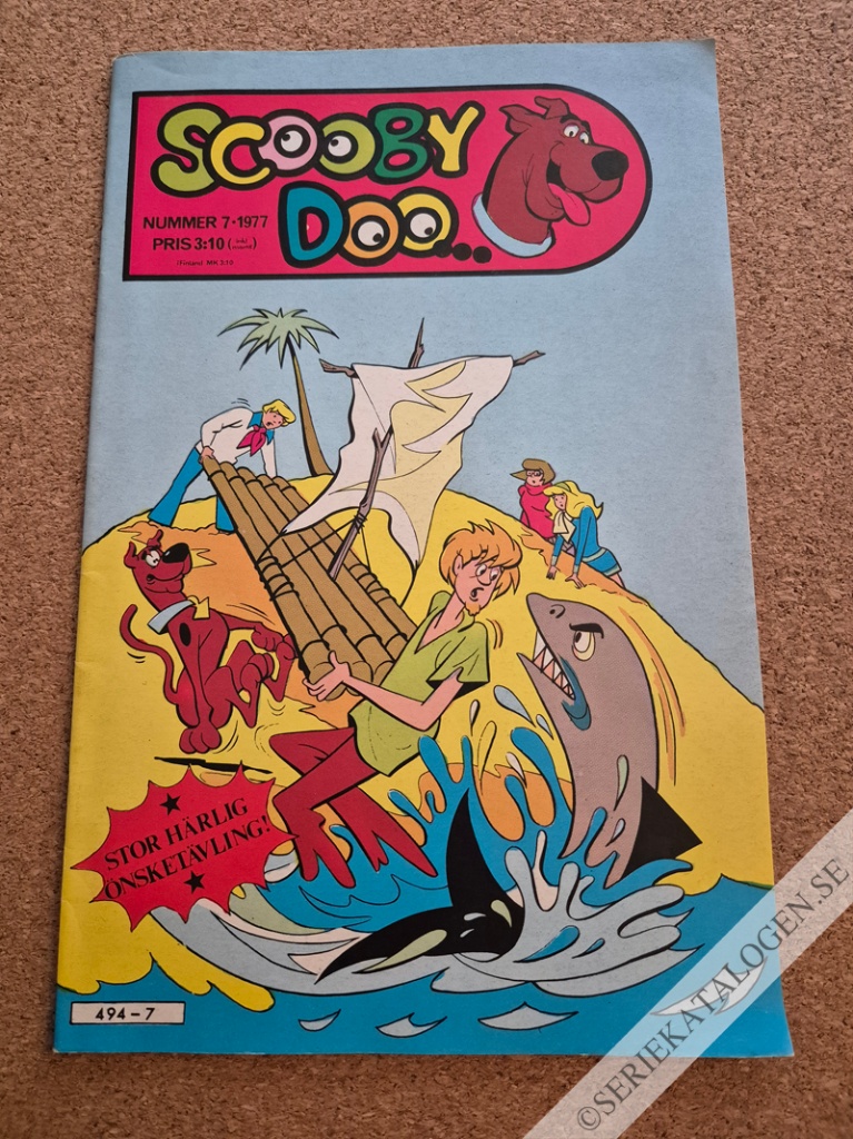 Framsida på Scooby Doo #7 (1977)