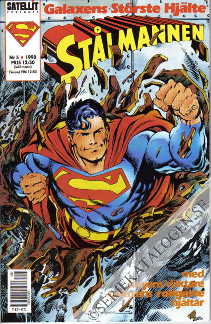 Framsida på Stålmannen #5 (1990)