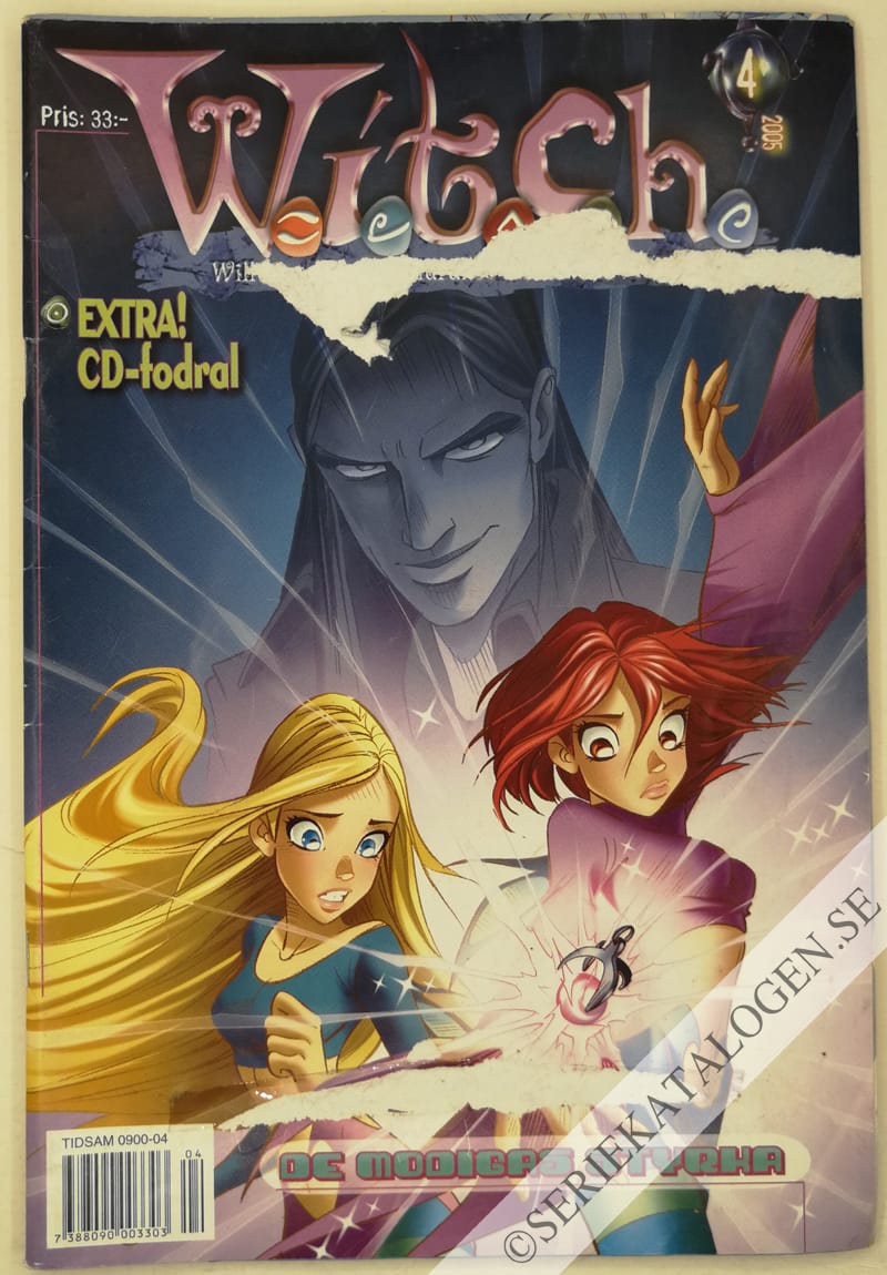 Framsida på W.i.t.c.h. #4 - De modigas styrka (2005)