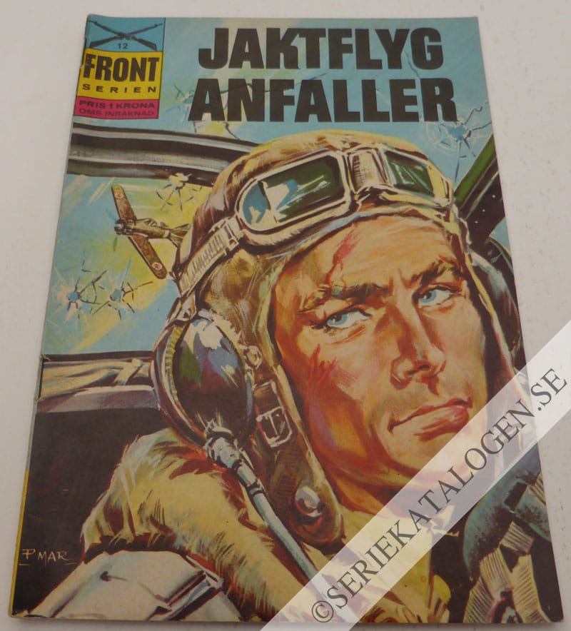 Framsida på Frontserien Jaktflyg anfaller (1965)