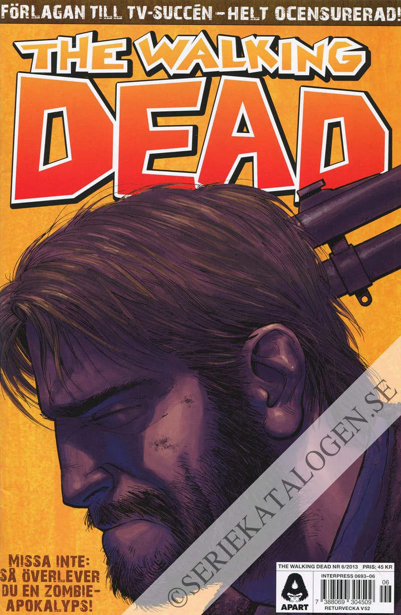 Framsida på The walking dead #6 (2013)