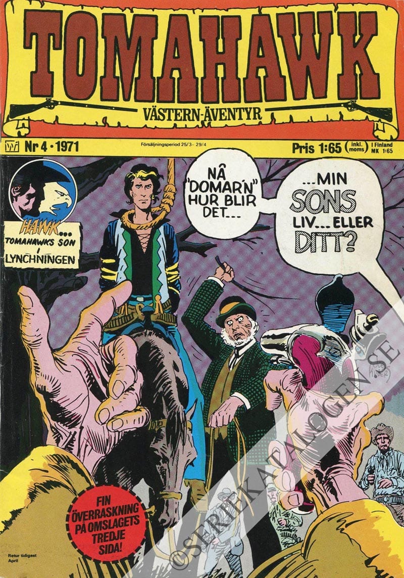 Framsida på Tomahawk #4 (1971)