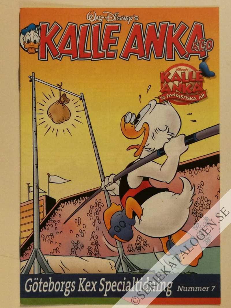 Framsida på Kalle Anka & C:o - Göteborgs Kex specialtidning #7 (2004)