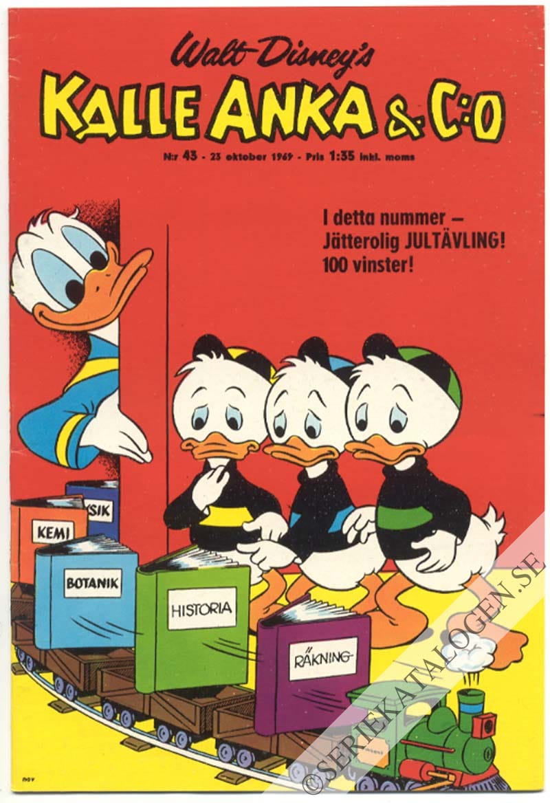 Framsida på Kalle Anka & C:o #43 (1969)