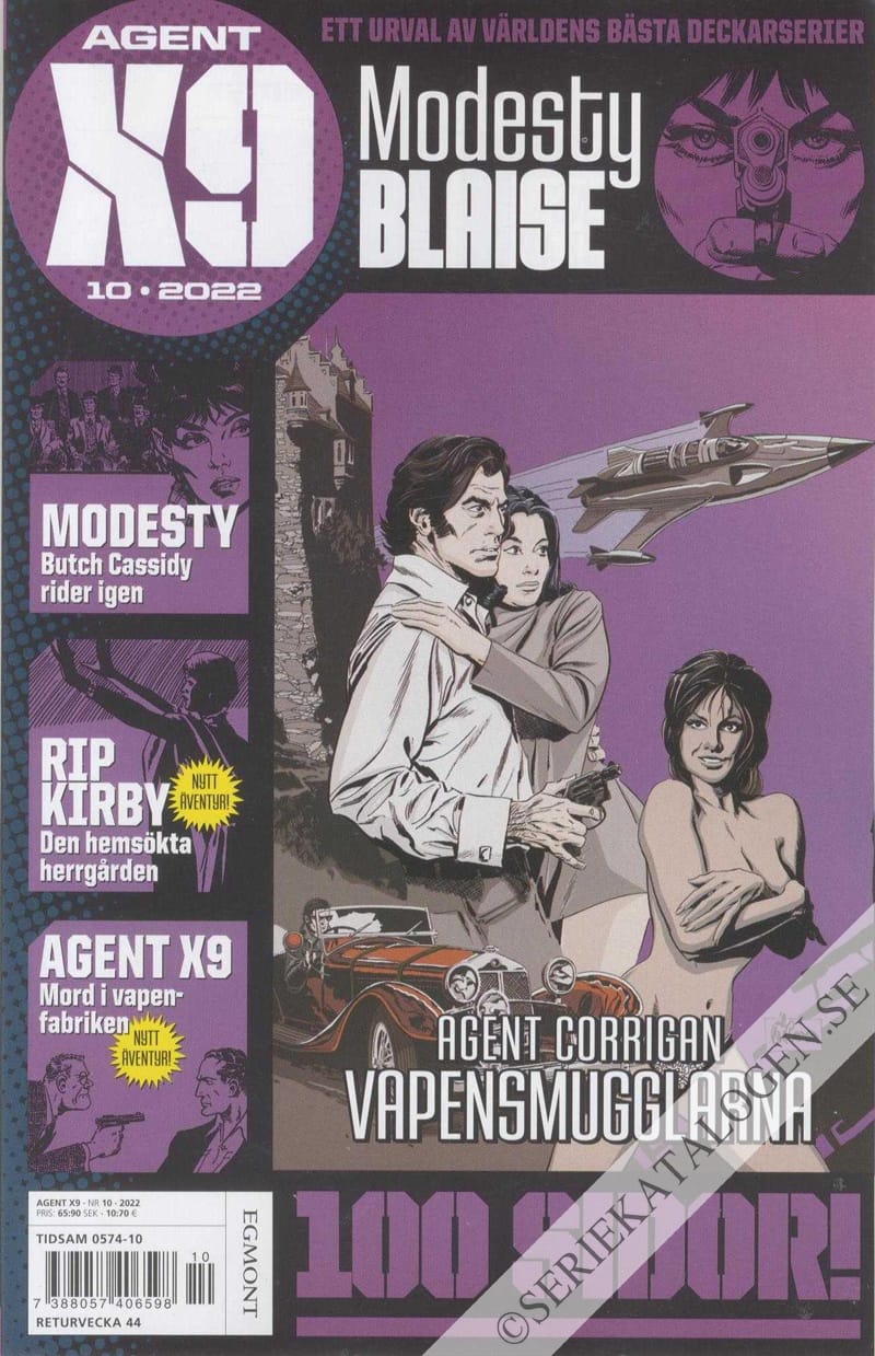 Framsida på Agent X9 #10 (2022)