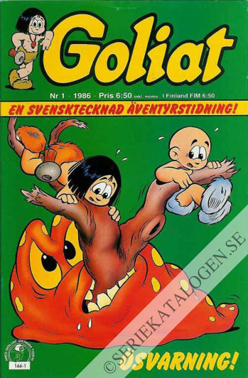 Framsida på Goliat #1 (1986)