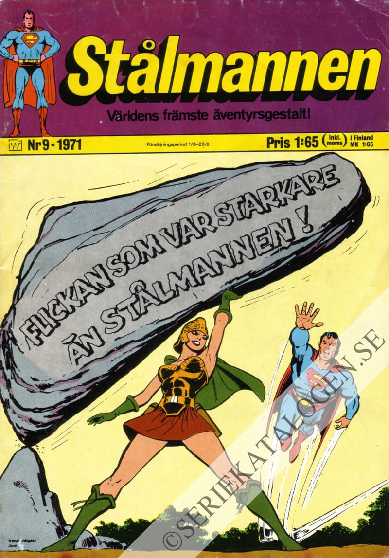 Framsida på Stålmannen #9 (1971)