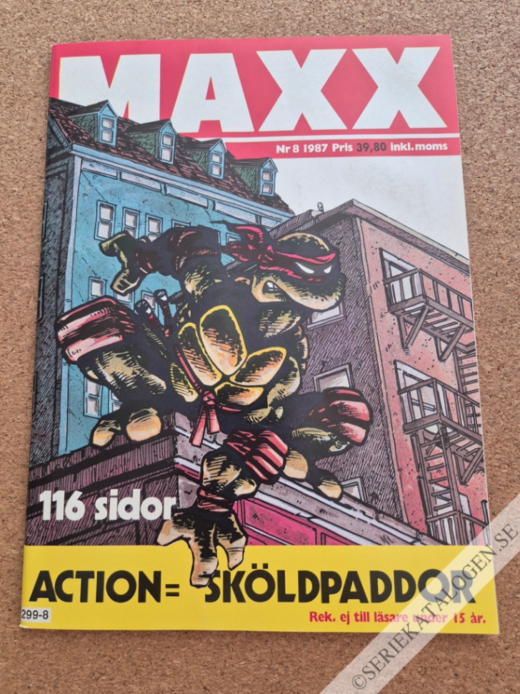 Framsida på Maxx #8 (1987)