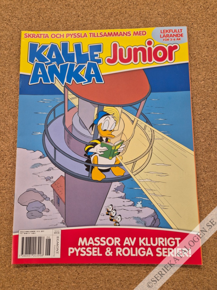 Framsida på Kalle Anka junior #6 (2017)