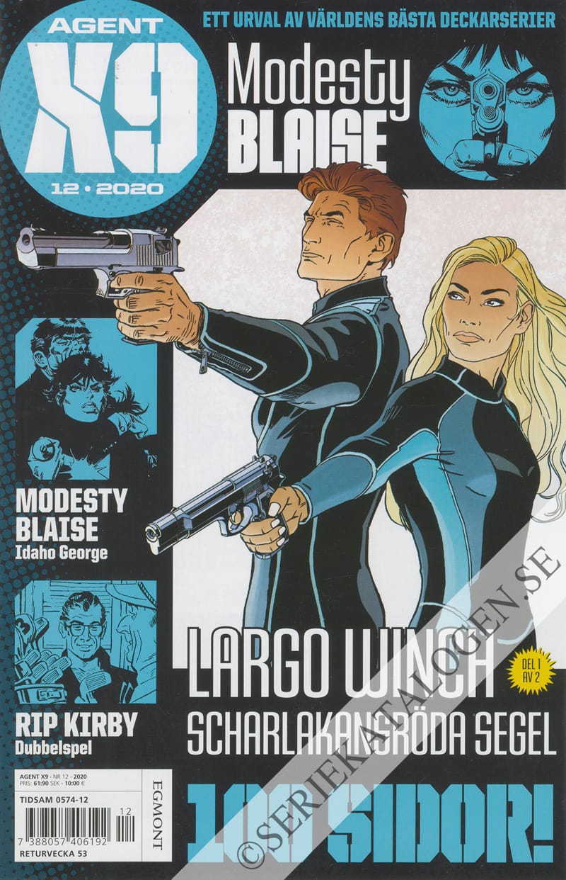 Framsida på Agent X9 #12 (2020)