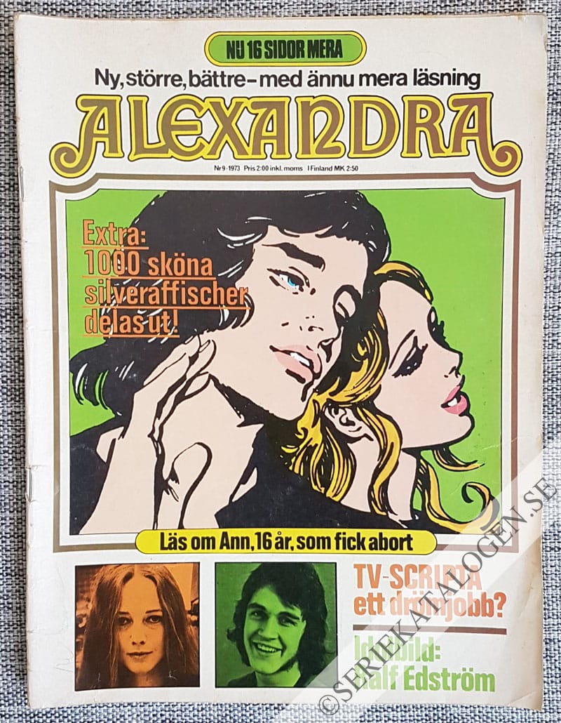 Framsida på Alexandra #9 (1973)