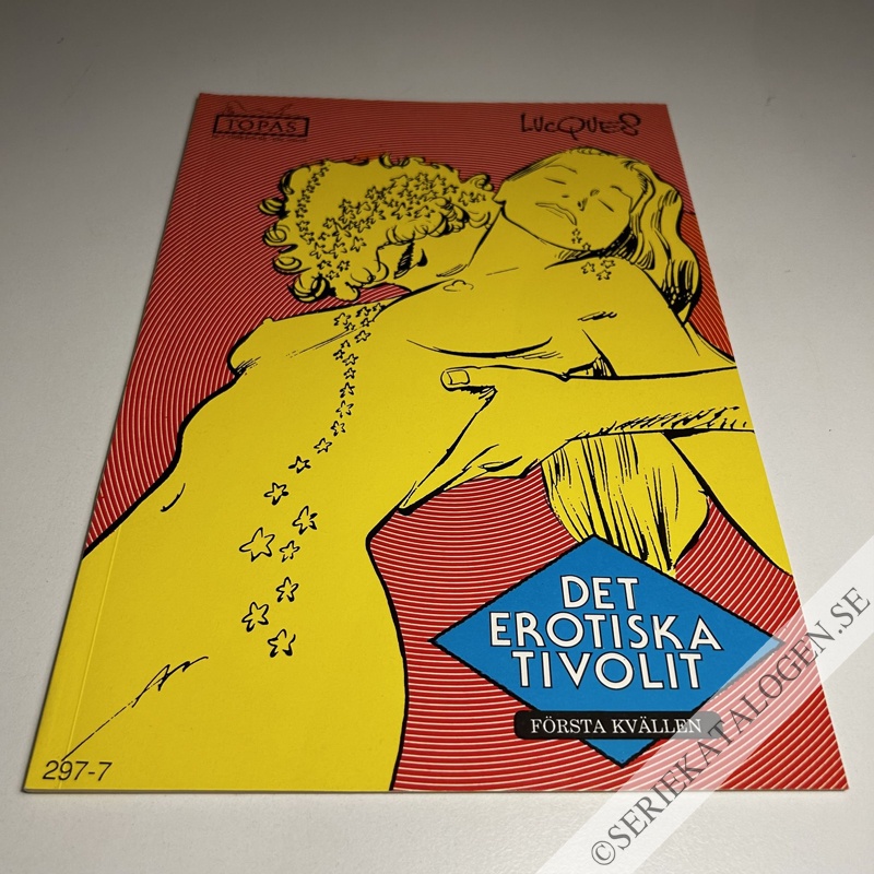 Framsida på Topas Det erotiska tivolit - Första kvällen (1988)