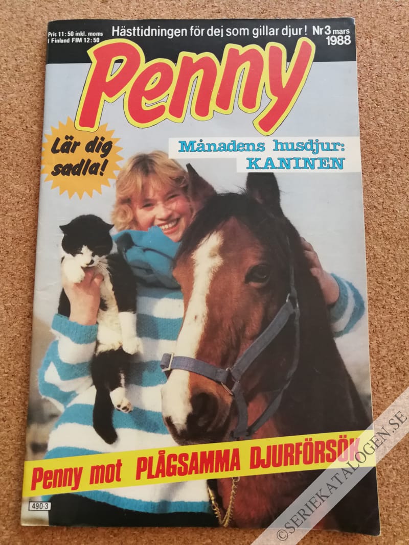 Framsida på Penny #3 (1988)