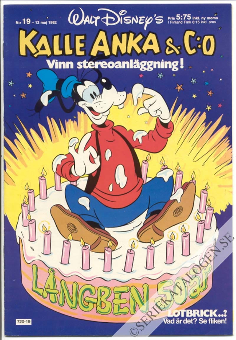Framsida på Kalle Anka & C:o #19 (1982)