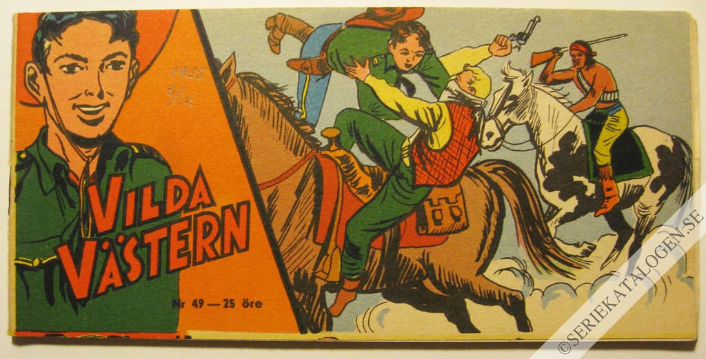 Framsida på Vilda Västern #49 (1955)