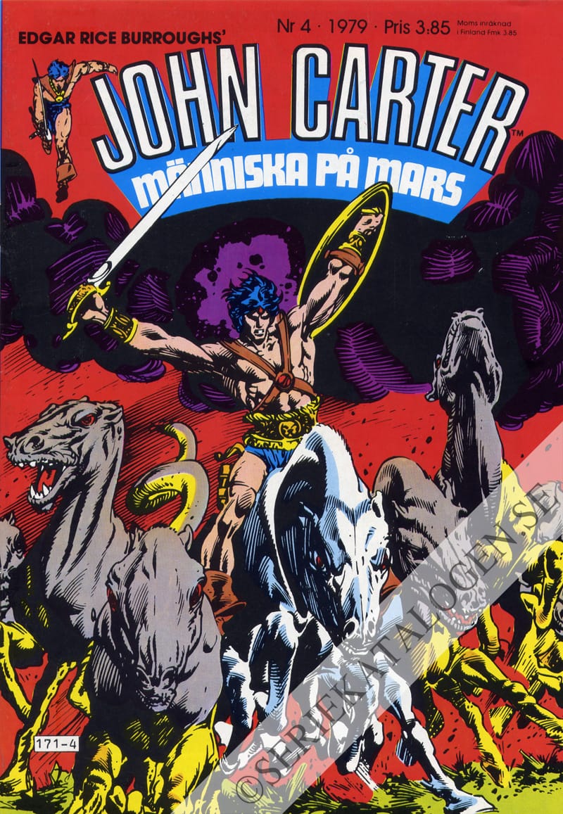 Framsida på John Carter #4 (1979)