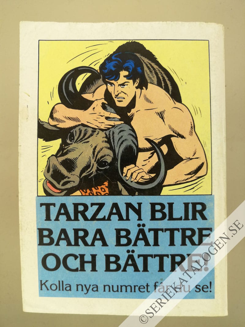 Baksida på Hemligt uppdrag (1984)