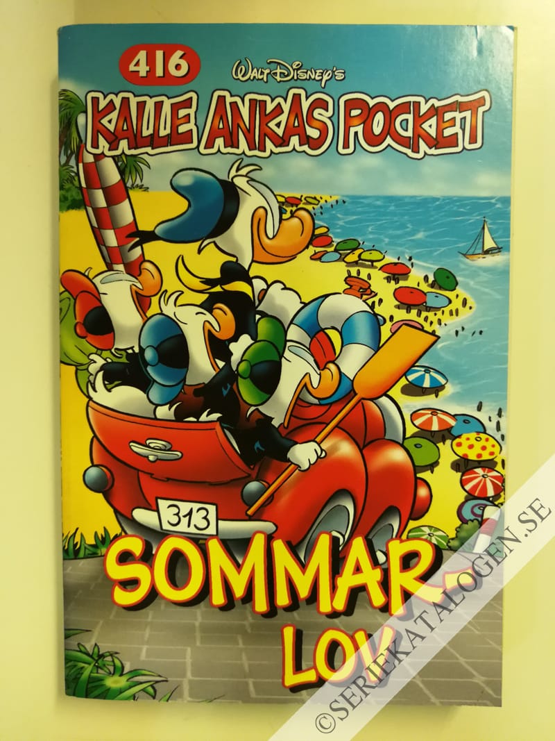 Framsida på Kalle Ankas pocket #416 - Sommarlov (2013)