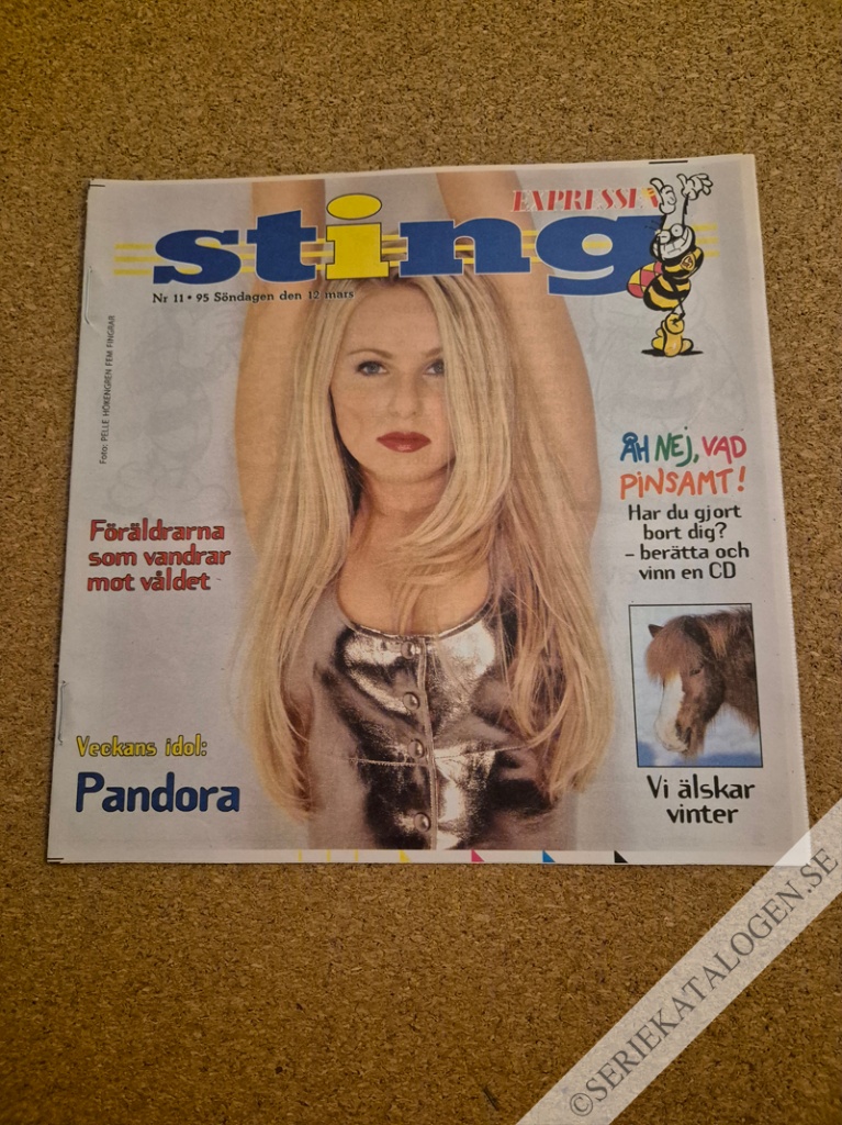 Framsida på Sting-Expressen #11 (1995)