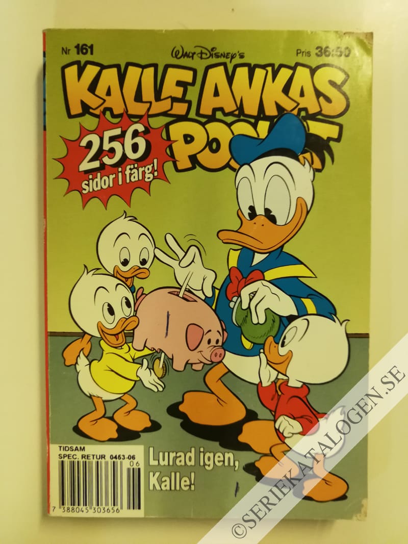 Framsida på Kalle Ankas pocket #161 - Lurad igen, Kalle! (1993)