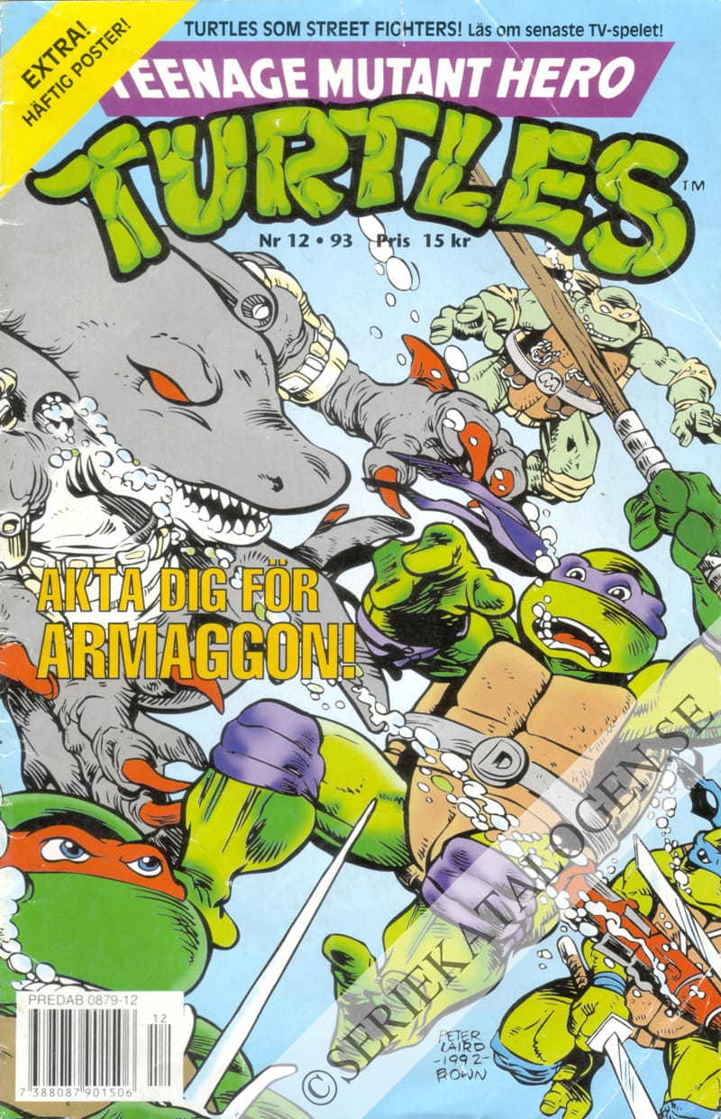 Framsida på Teenage mutant hero turtles #12 (1993)
