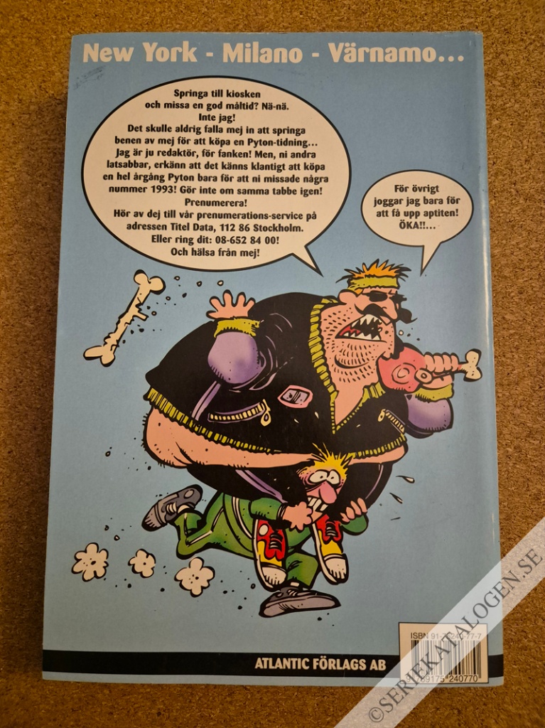 Baksida på Årgång 1993 (1994)