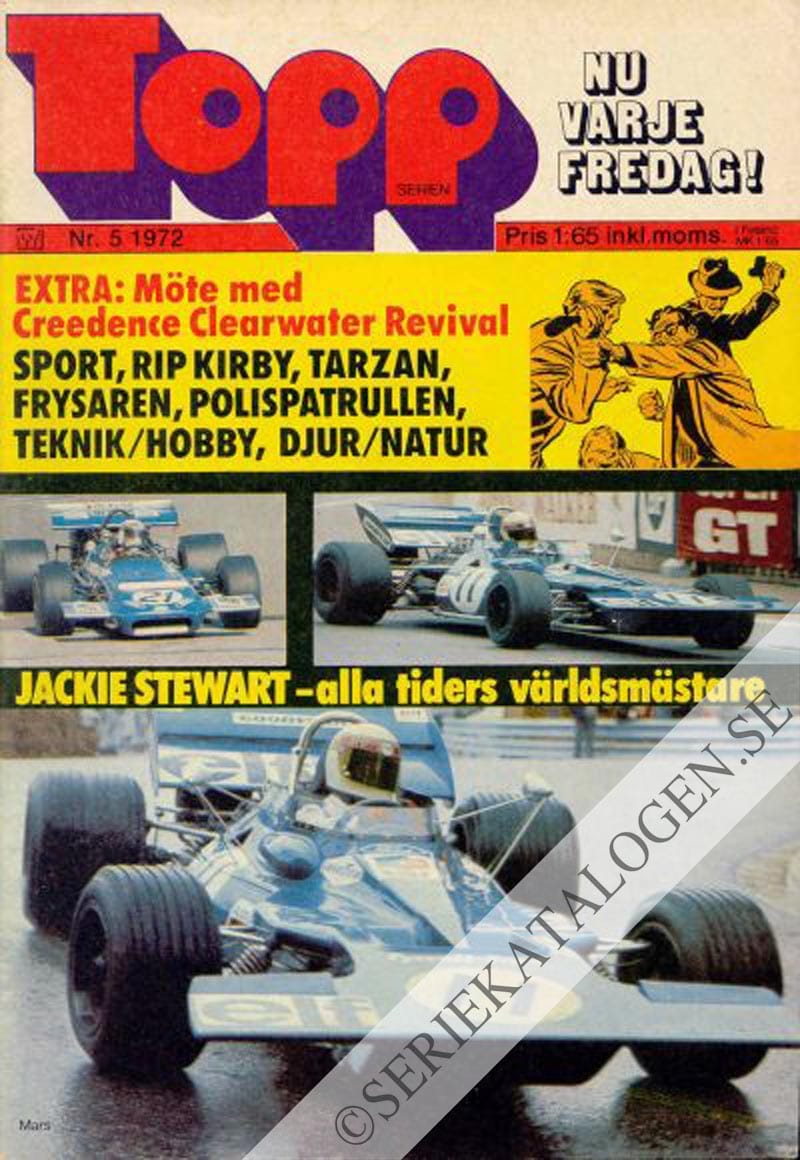 Framsida på Toppserien #5 (1972)