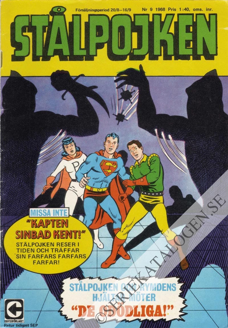 Framsida på Stålpojken #9 (1968)