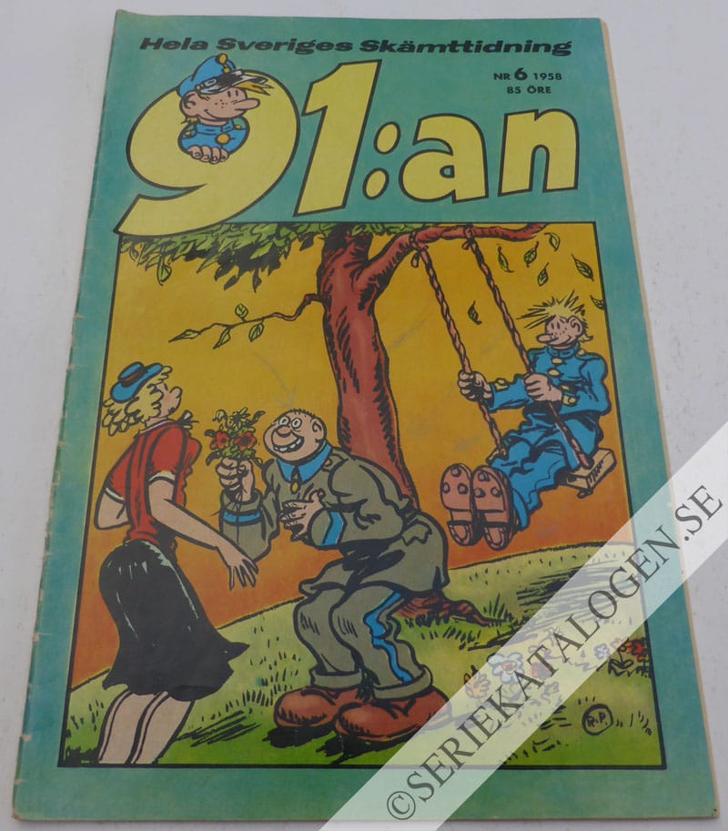 Framsida på 91:an #6 (1958)