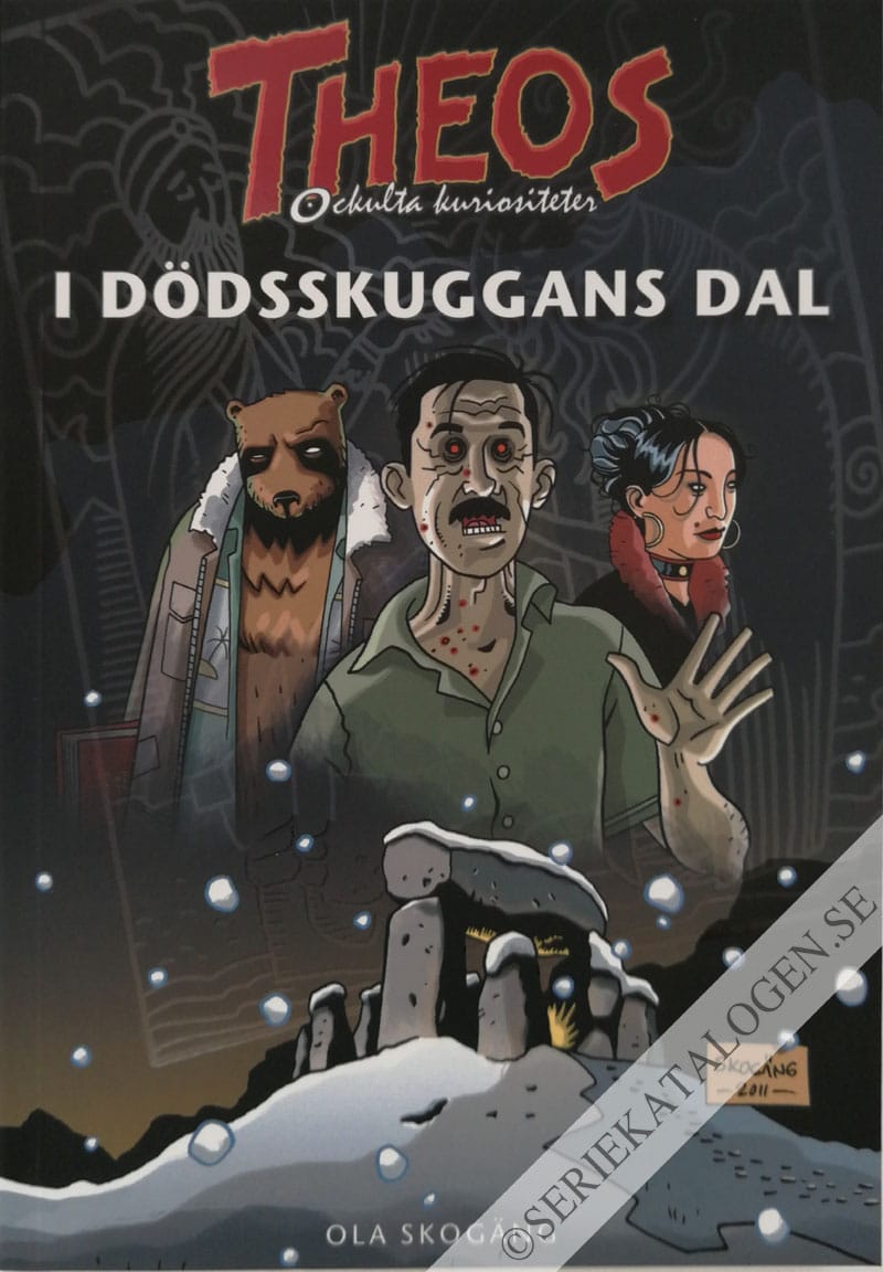 Framsida på Theos ockulta kuriositeter I dödsskuggans dal (2011)