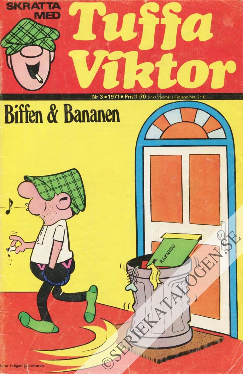 Framsida på Skratta med Tuffa Viktor #3 (1971)