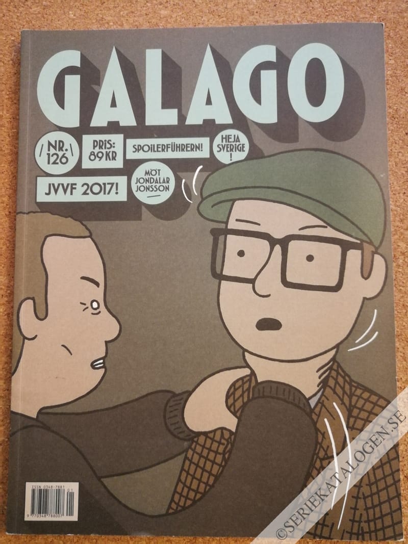 Framsida på Galago #1 (2017)