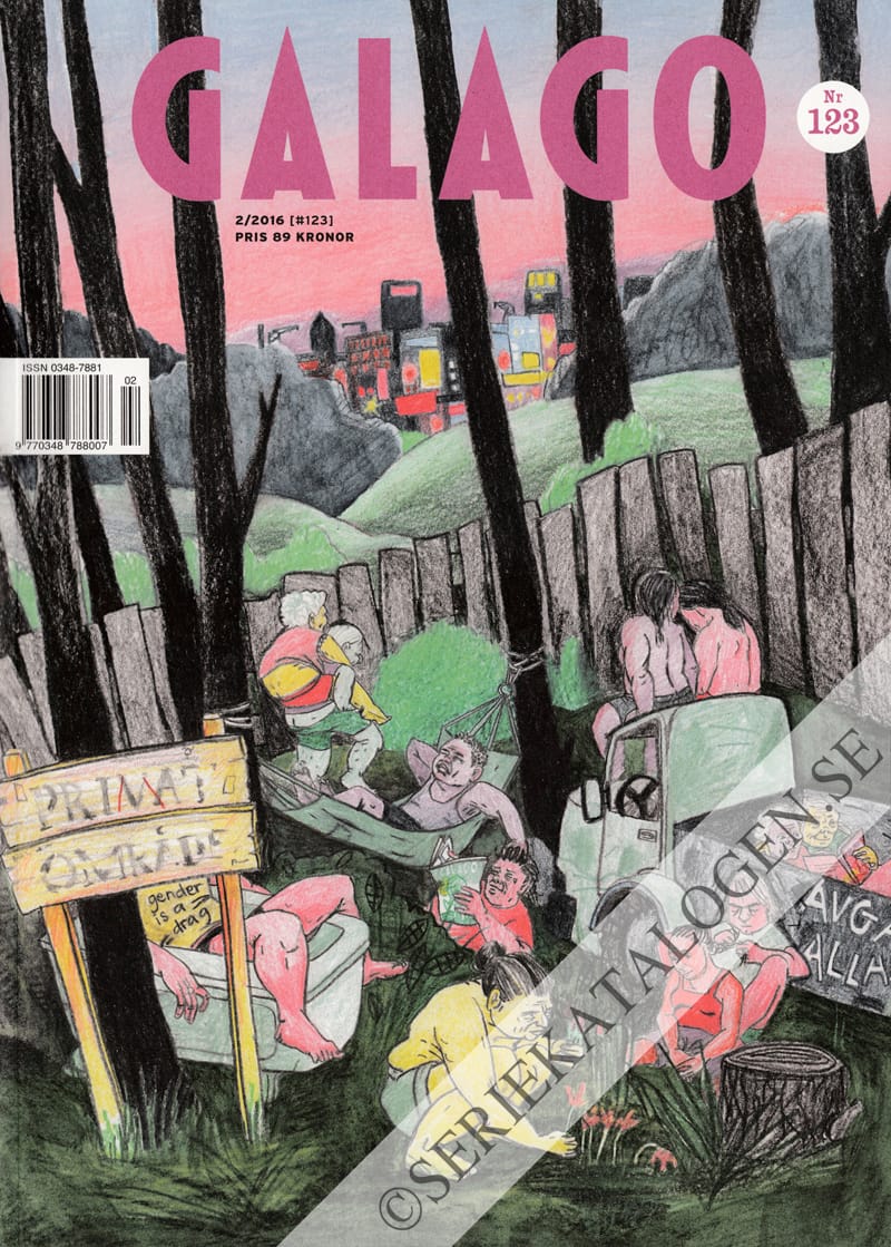 Framsida på Galago #2 (2016)