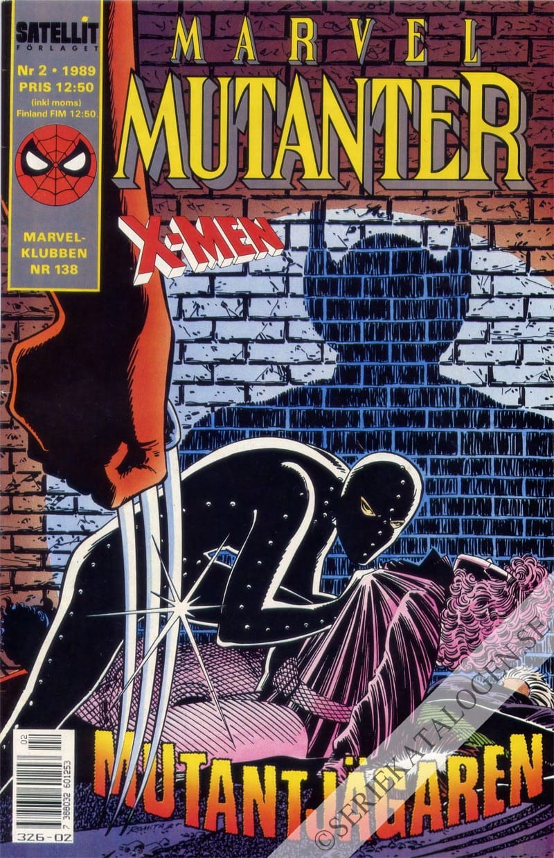 Framsida på Marvel mutanter #2 (1989)