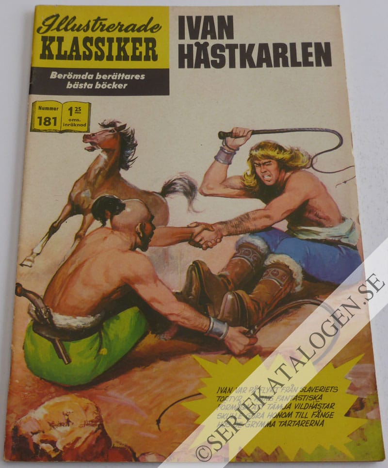 Framsida på Illustrerade Klassiker #181 - Ivan hästkarlen (1965)