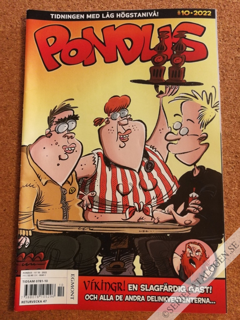 Framsida på Pondus #10 (2022)