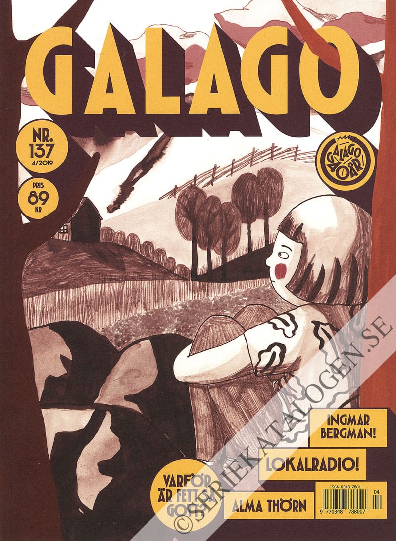 Framsida på Galago #4 (2019)