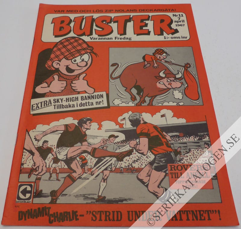 Framsida på Buster #11 (1967)