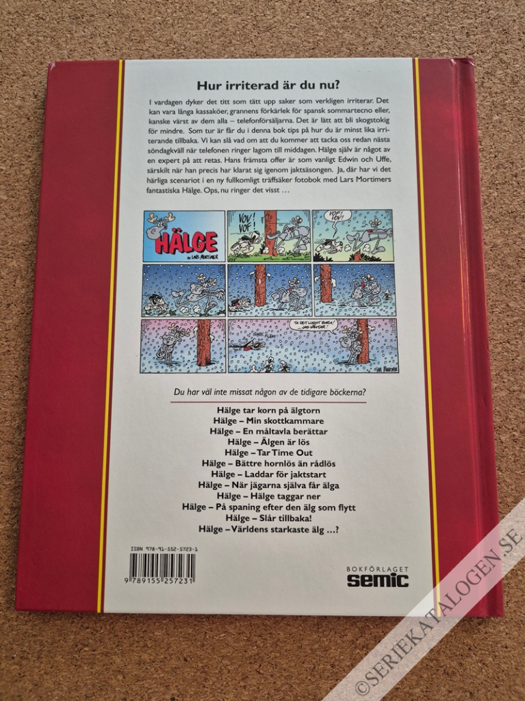 Baksida på Över älven efter älgen (2011)