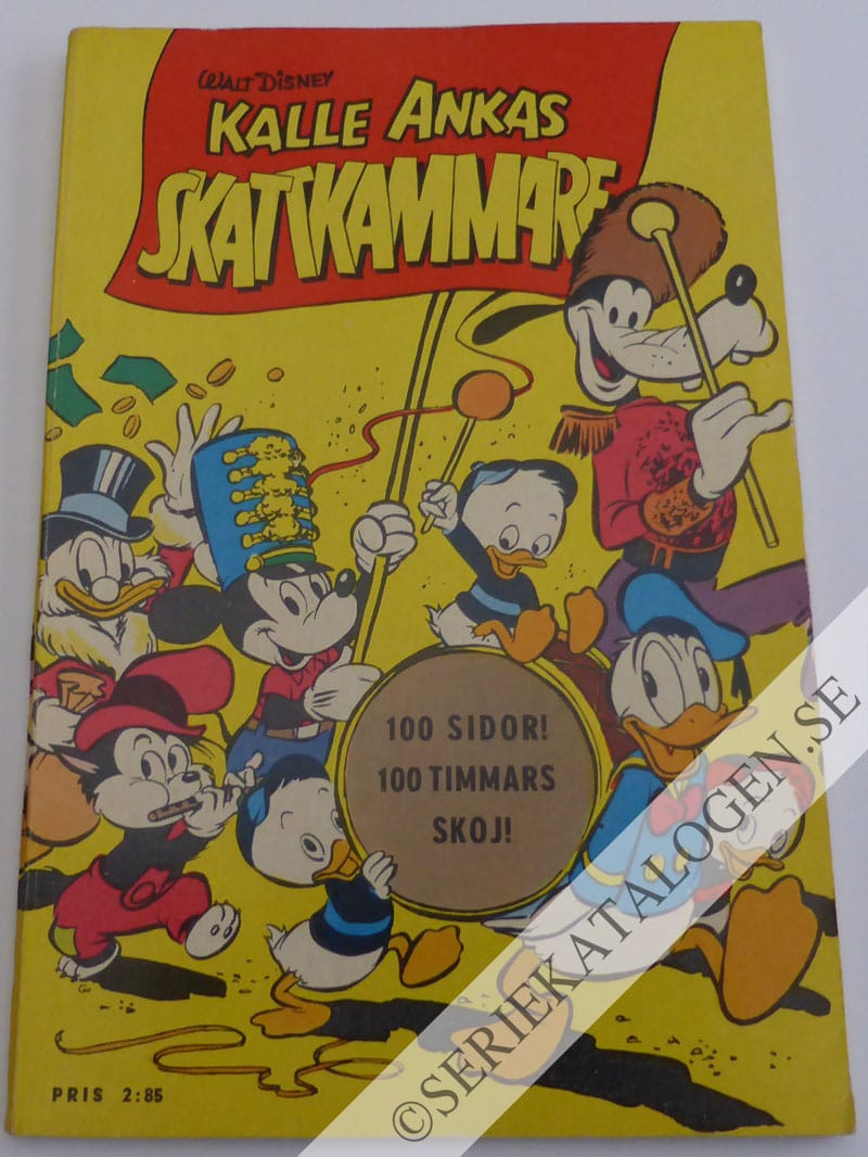 Framsida på Kalle Ankas sommarlov/julkul/jul-kul / Vinterkul med Kalle Anka Kalle Ankas skattkammare (1959)