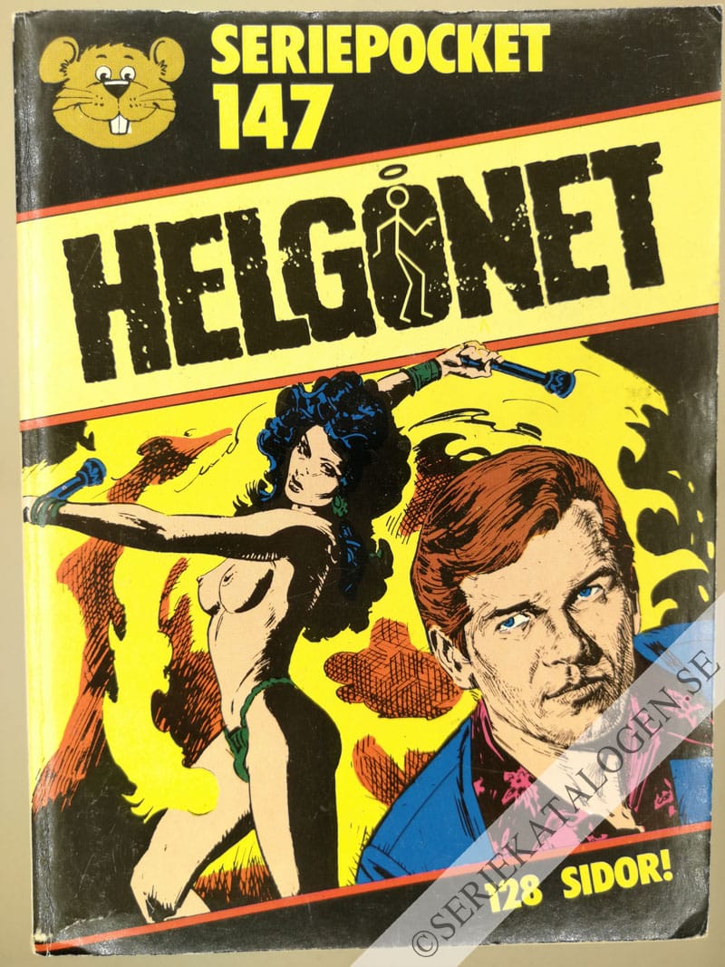 Framsida på Seriepocket #147 - Helgonet (1985)