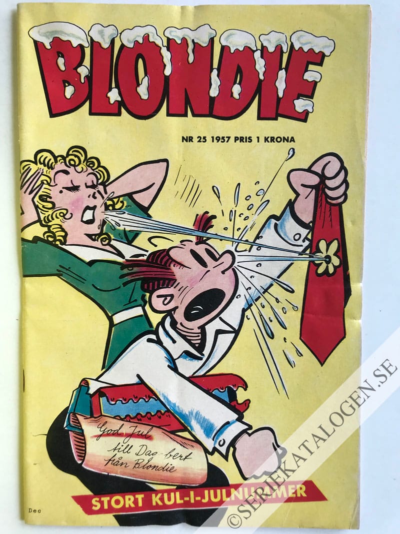 Framsida på Blondie #25 (1957)