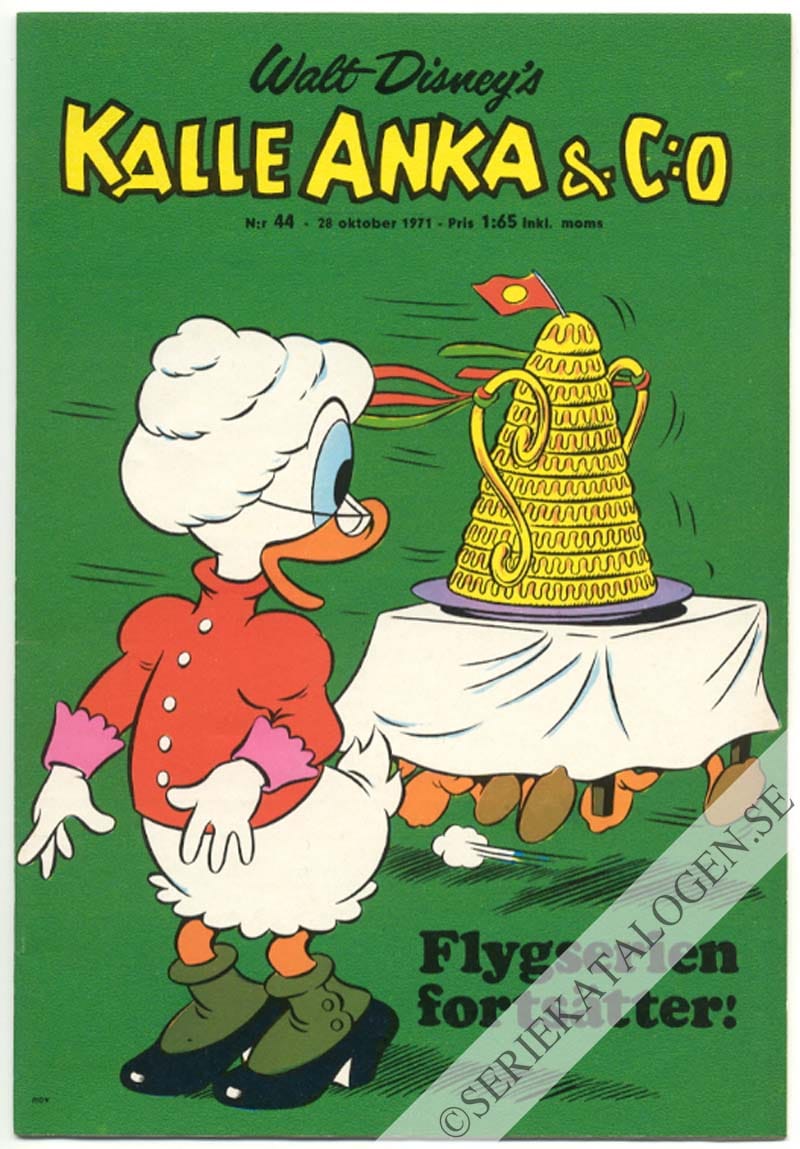 Framsida på Kalle Anka & C:o #44 (1971)