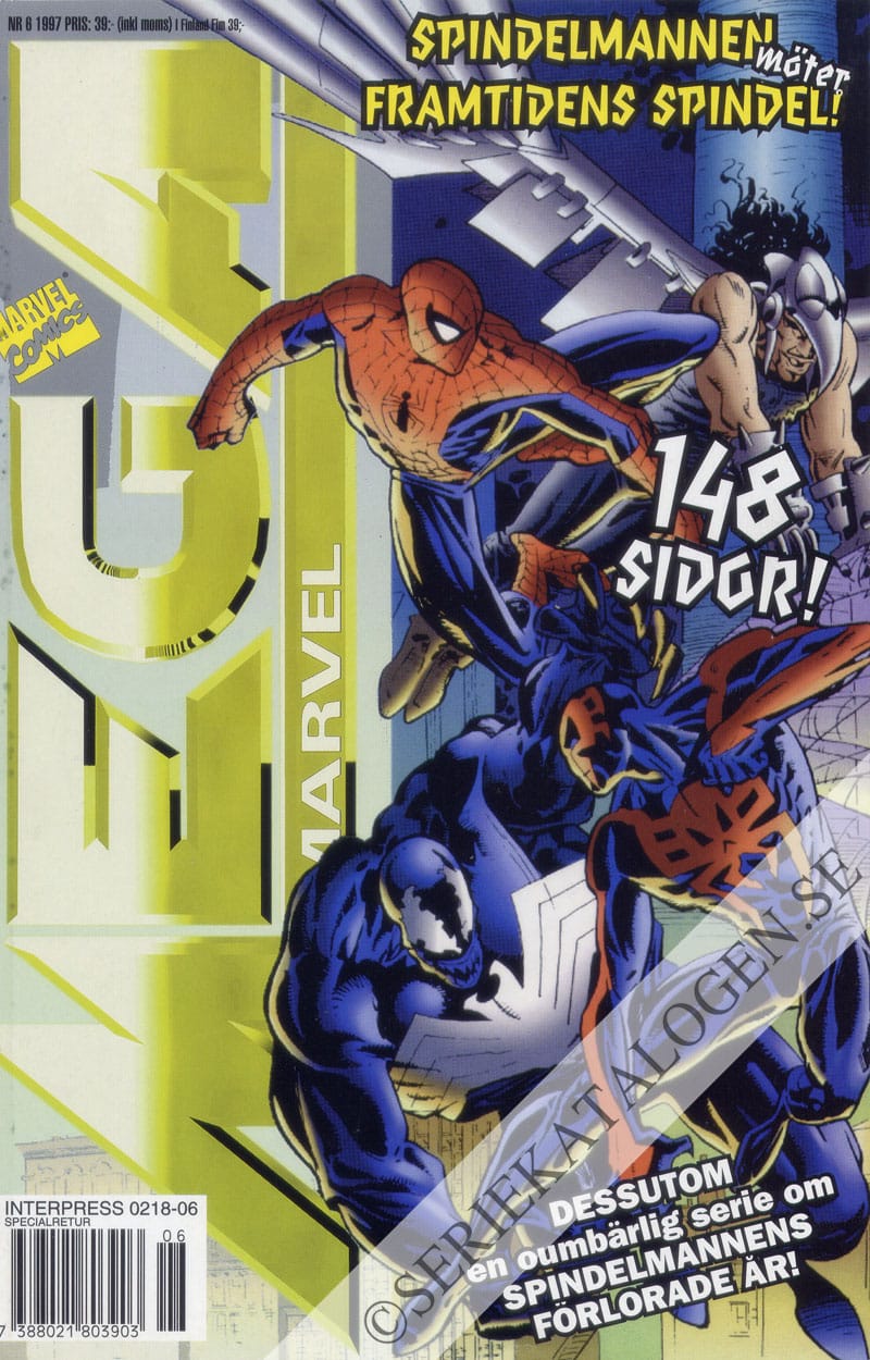 Framsida på Mega Marvel Spider-Man (Spider-Man 2099) (1997)