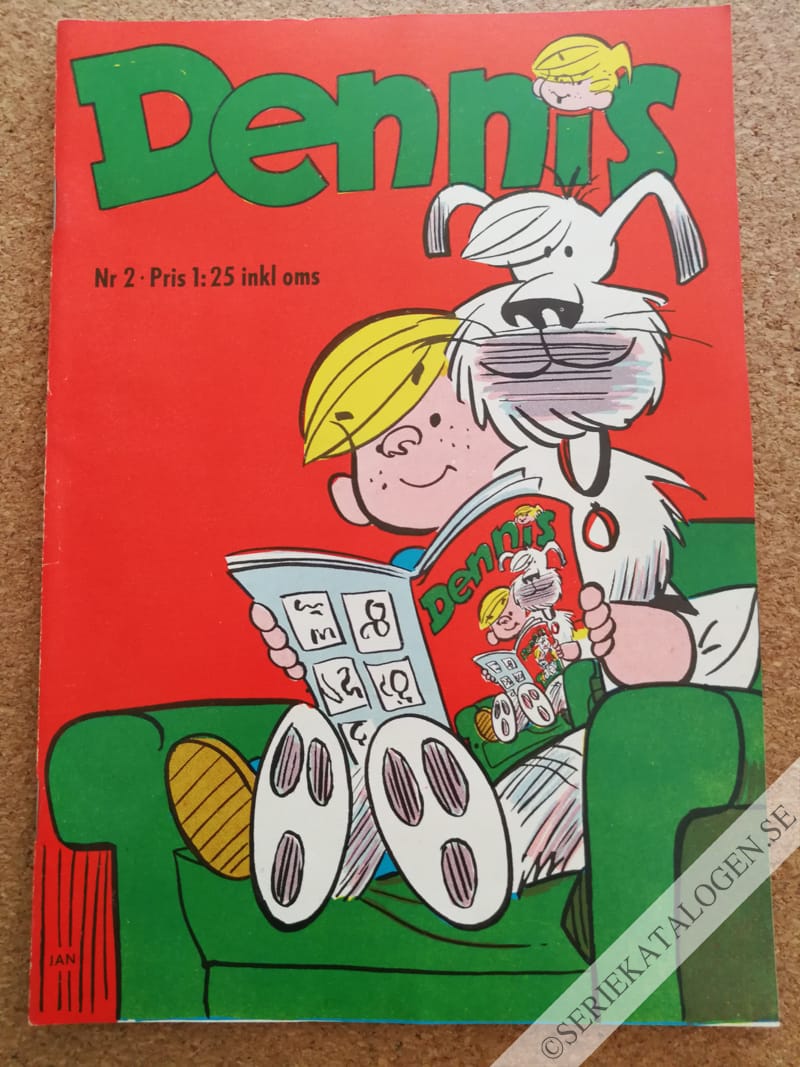 Framsida på Dennis #2 (1969)