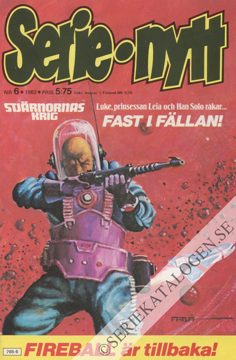 Framsida på Serie-Nytt #6 (1982)