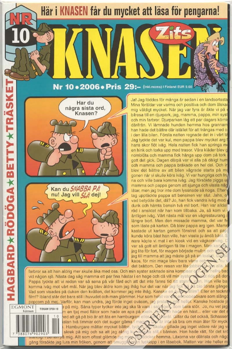 Framsida på Knasen #10 (2006)
