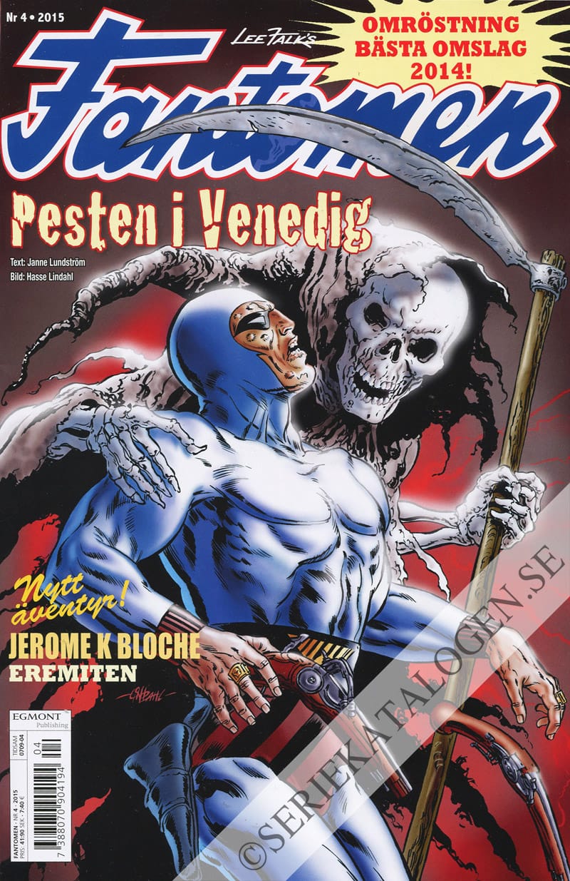 Framsida på Fantomen #4 (2015)