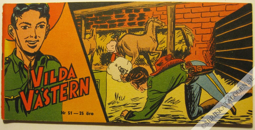 Framsida på Vilda Västern #51 (1955)